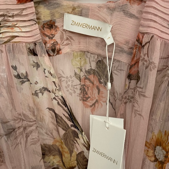 NWT 🌸 ZIMMERMANN Floral Mini Dress - Picture 6 of 14